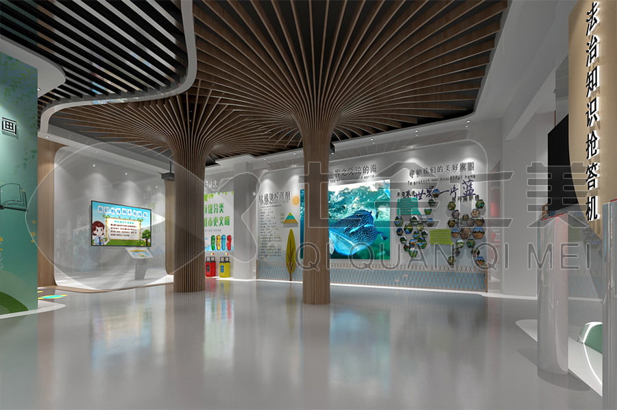 青少年法治教育展館，法治文化教育基地設備，法院法治示范基地設計平面圖